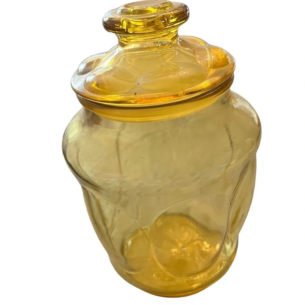 Vintage Gold Canister‎ Jar